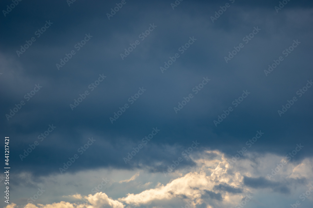 Rainy and foggy weather in the Carpathian mountains in summer Rainy and foggy weather in the Carpathian mountains in summer