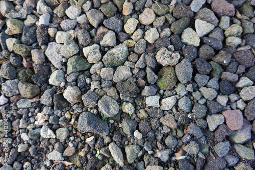 Close up raw stone pile details textured and material for 3D rendering