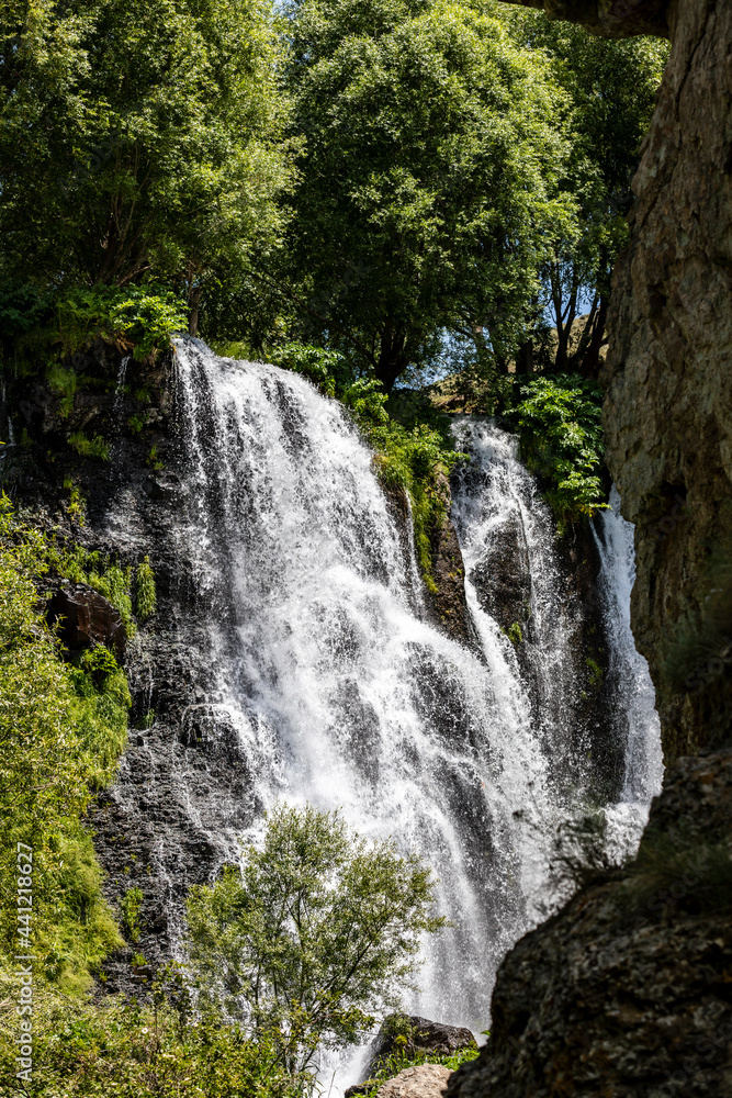 Naklejka premium Shaki Waterfall. Armenia