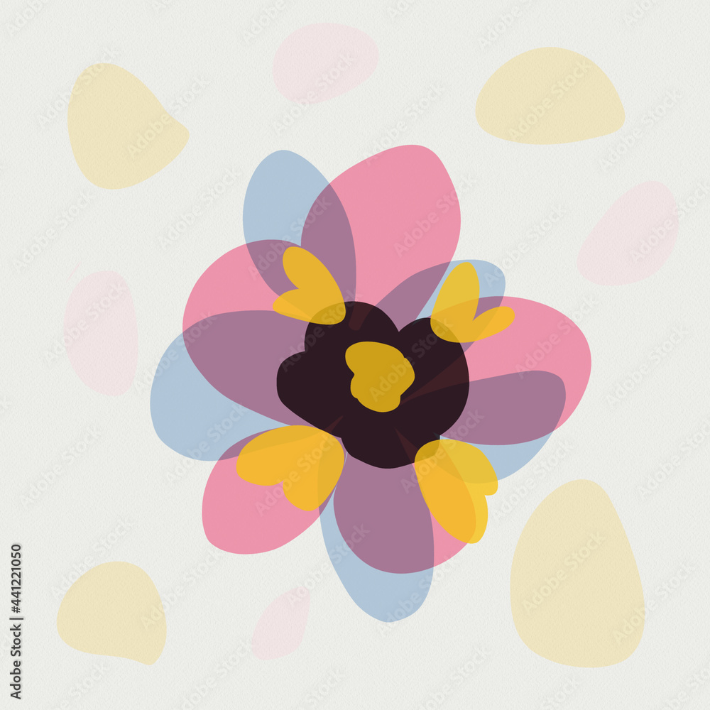 flower design background illustration flower design background illustration
