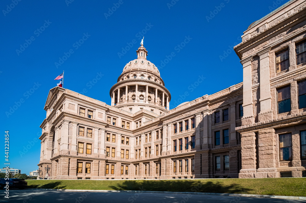 Obraz premium Texas State Capitol Building in Austin, TX, USA,