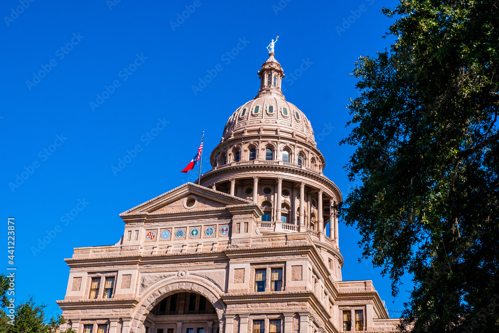 Texas State Capitol Building in Austin, TX, USA,