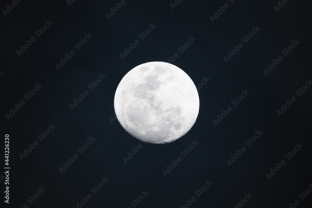 Naklejka premium Full moon on new year