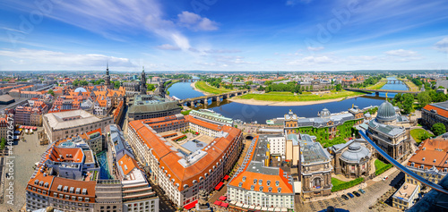 panoramic view at the city ...