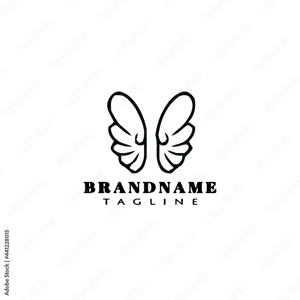 symbol angel wings logo icon design template vector illustration symbol angel wings logo icon design template vector illustration