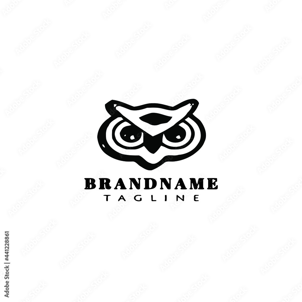 owl logo icon design template vector owl logo icon design template vector