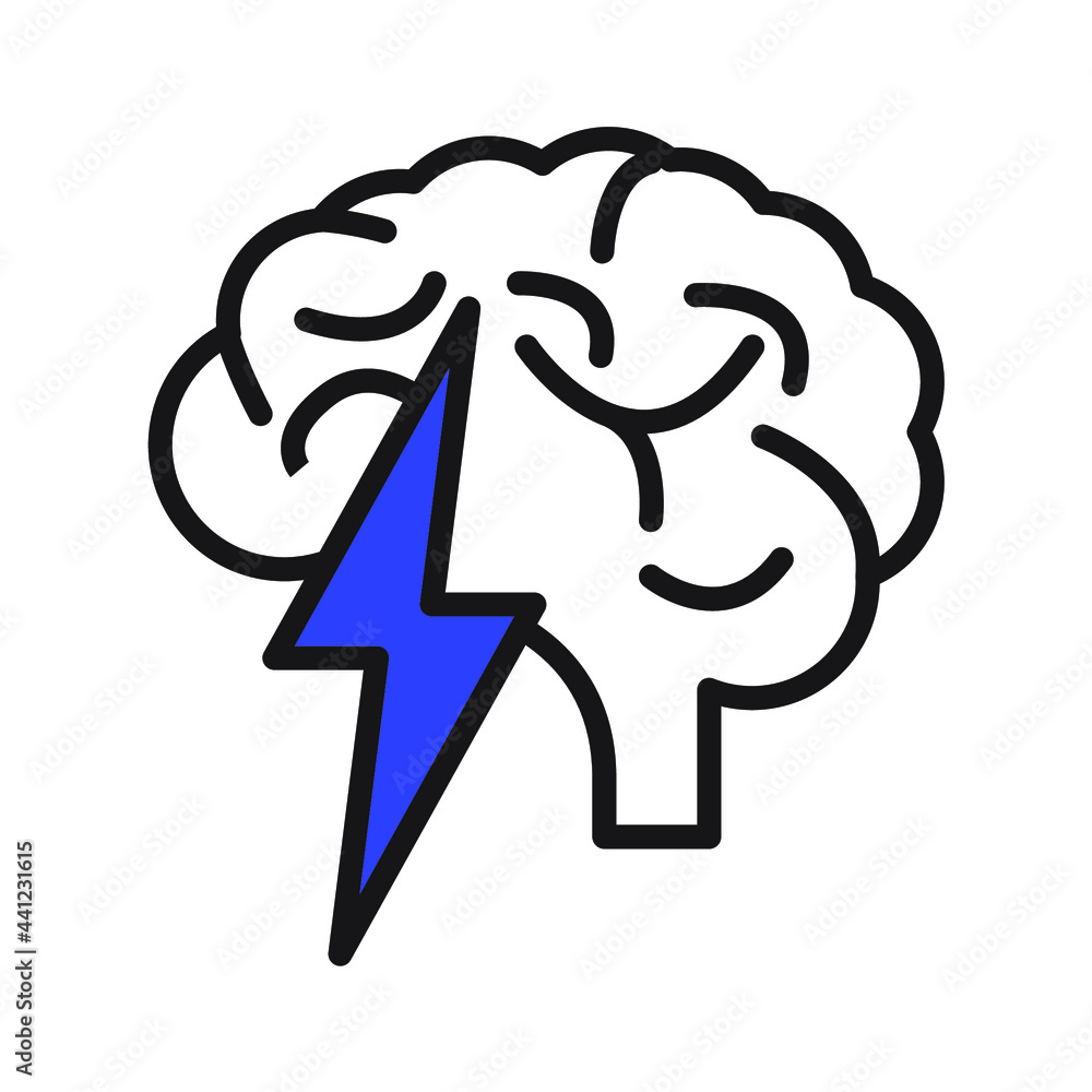 Brain icons symbol vector elements for infographic web Brain icons symbol vector elements for infographic web