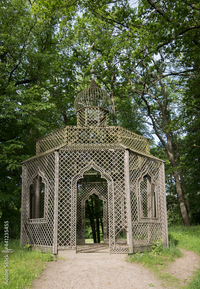 A gazebo in the Ulriksdals castle park in Stockholm A gazebo in the Ulriksdals castle park in Stockholm