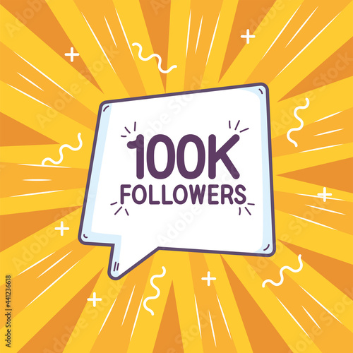 followers 100k poster