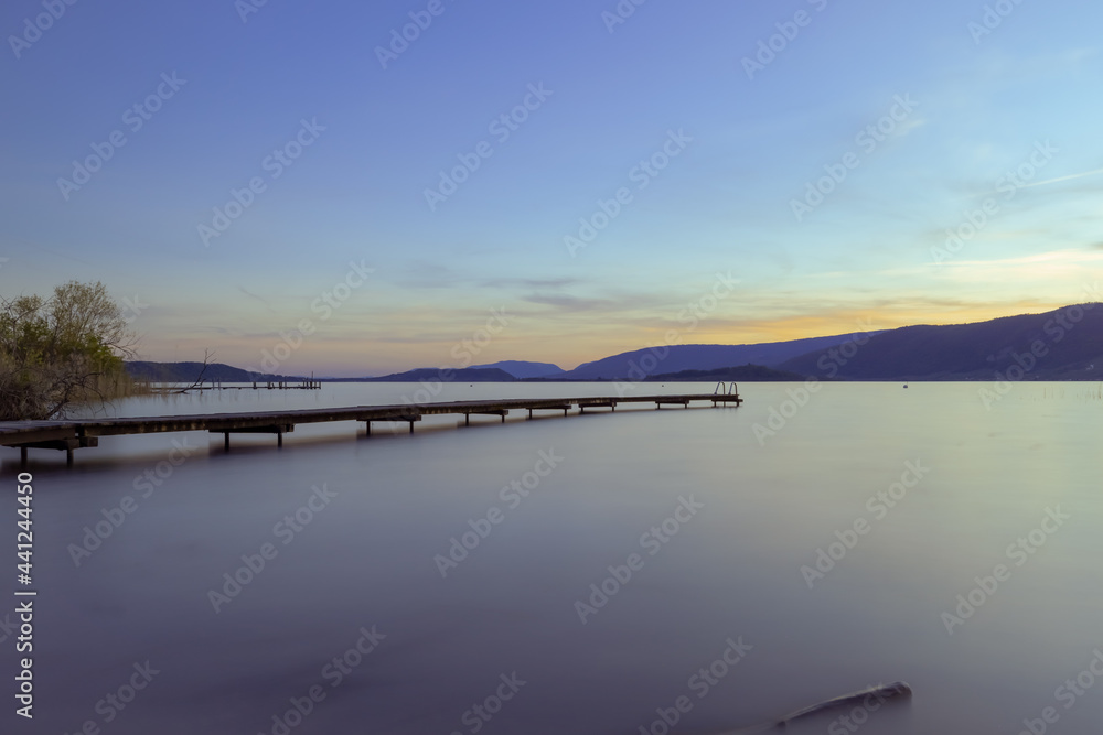 Fototapeta premium Pier into the lake