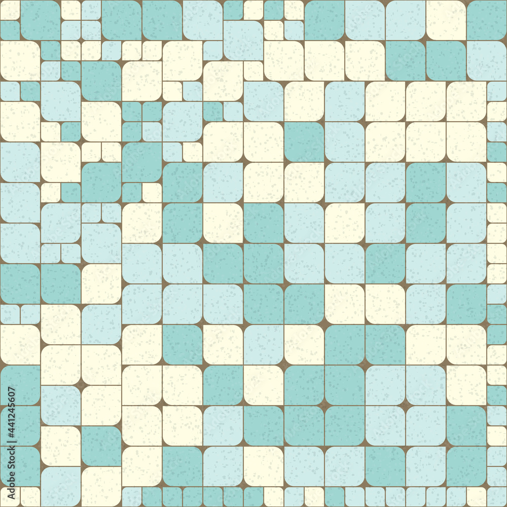 Fototapeta premium Abstract Geometric Pattern generative computational art illustration