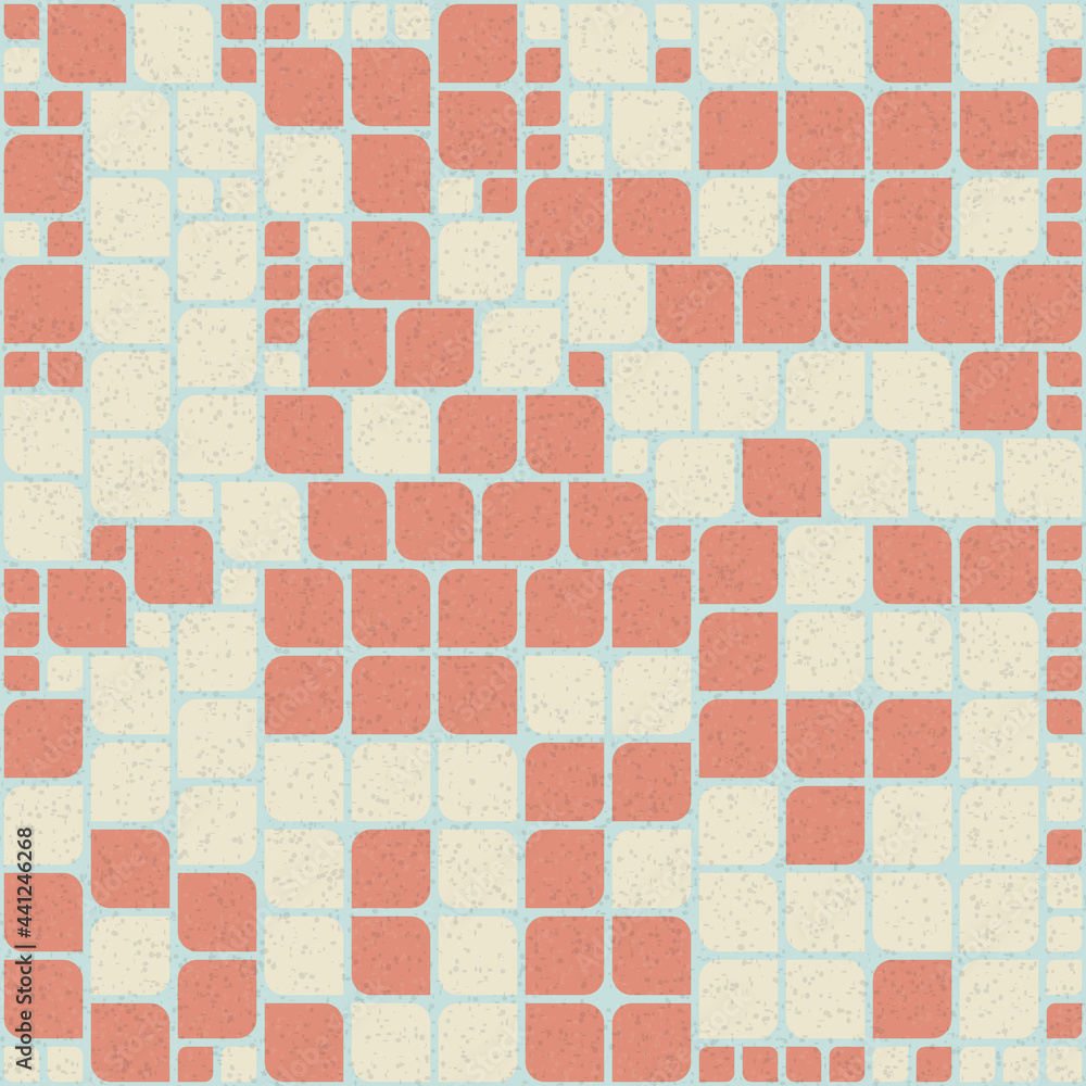 Fototapeta premium Abstract Geometric Pattern generative computational art illustration