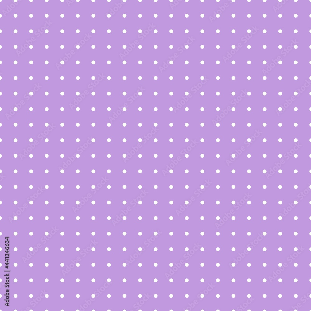 Purple and white Polka Dot seamless pattern. Vector background. Purple and white Polka Dot seamless pattern. Vector background.