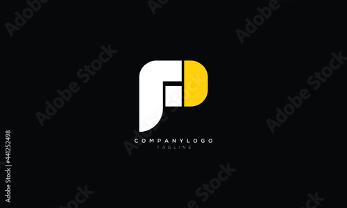 FDP Abstract initial monogram letter alphabet logo design photo