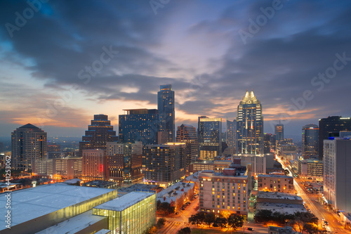 Austin, Texas, USA Downtown Cityscape photo