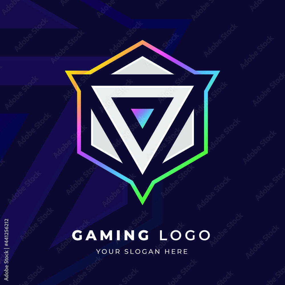 Initial V logo design with strong shape, Logo for game, esport, initial gaming, community or business. Initial V logo design with strong shape, Logo for game, esport, initial gaming, community or business.