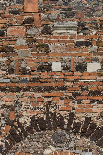 Red brick wall background good for textures and wallapers photo