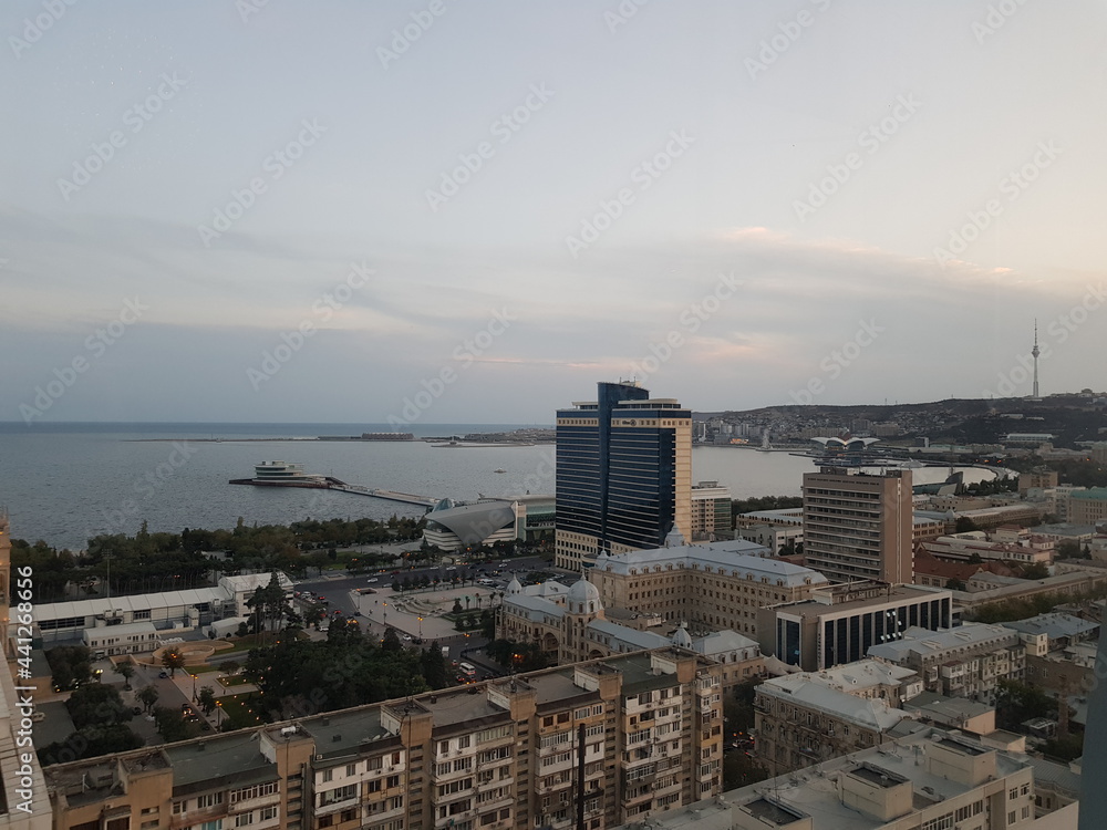 view of the city of Baku