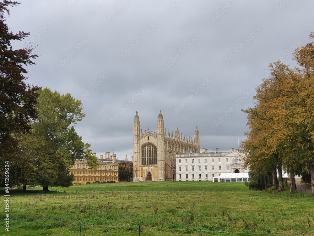Cambridge College in the autumn
