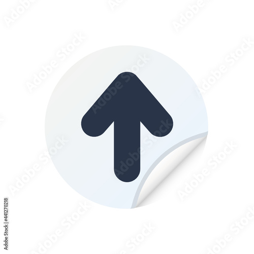 Arrow Upward - Sticker