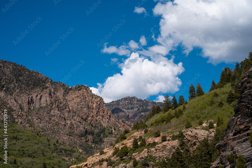 landscape with clouds