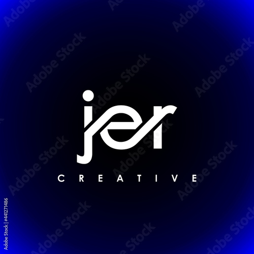 JER Letter Initial Logo Design Template Vector Illustration photo