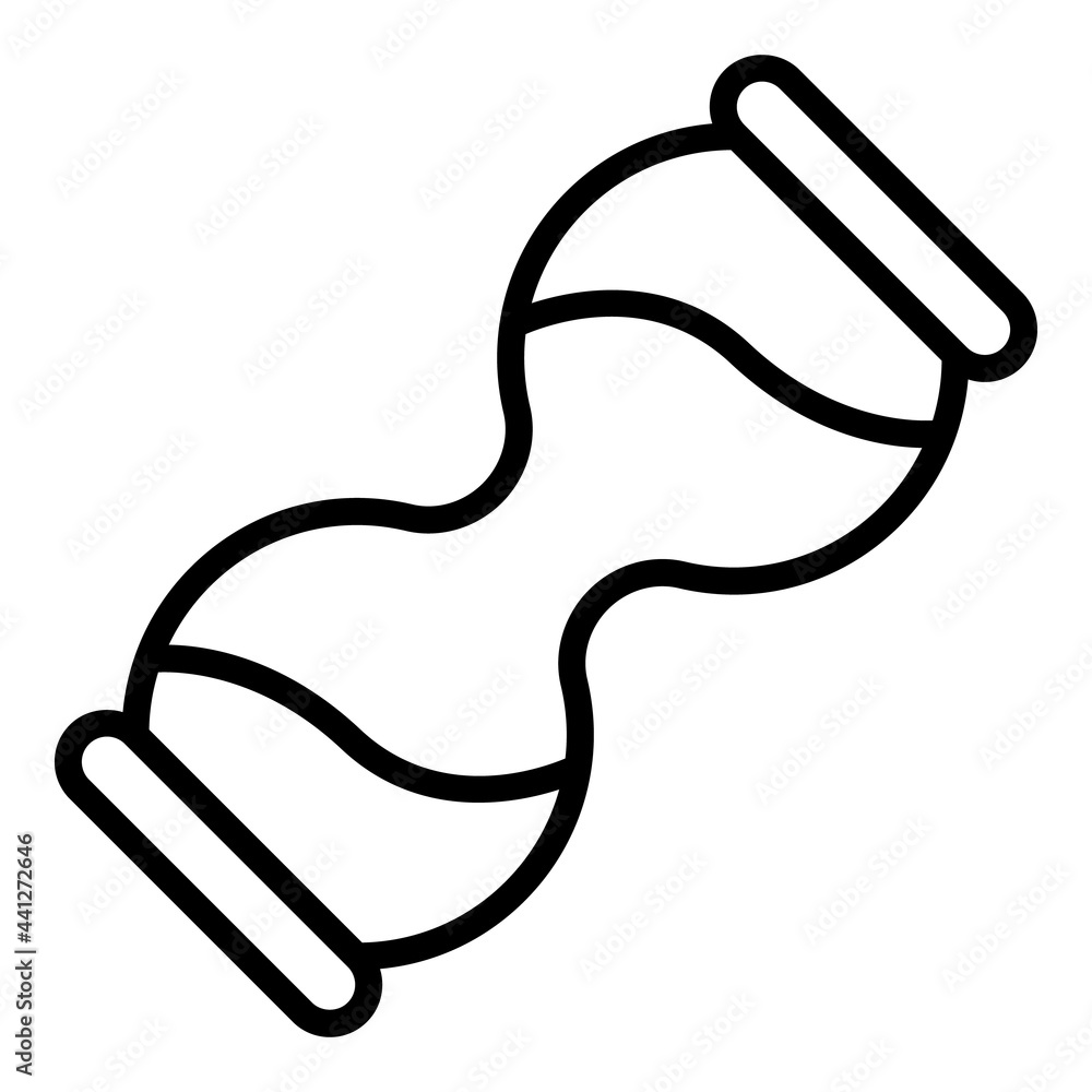 Late work hourglass icon. Outline Late work hourglass vector icon for web design isolated on white background Late work hourglass icon. Outline Late work hourglass vector icon for web design isolated on white background