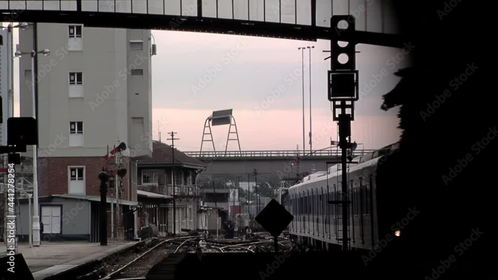 Passenger Train of General Mitre Railway at Retiro Railway Station in Buenos Aires, Argentina. Passenger Train of General Mitre Railway at Retiro Railway Station in Buenos Aires, Argentina.