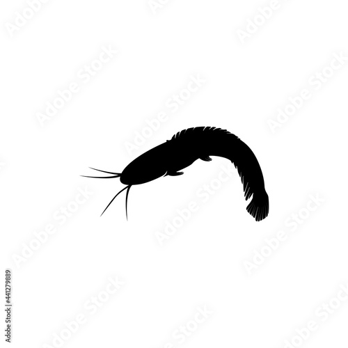catfish vector icon illustration design template