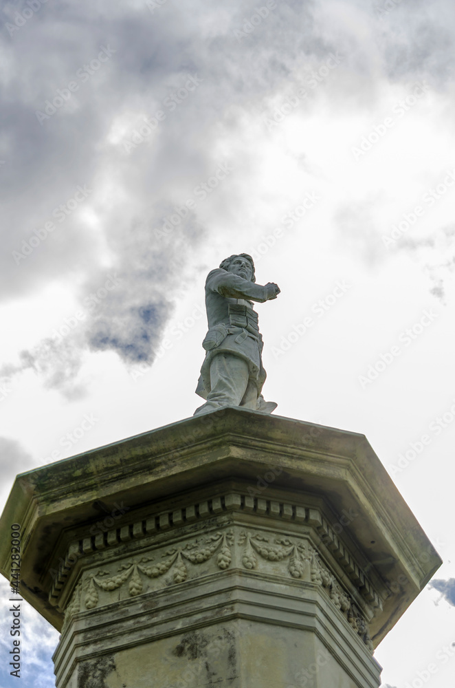 Fototapeta premium Wellington, New Zealand - August 24, 2018: Brooklyn War Memorial in Wellington, New Zealand
