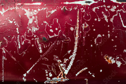 Iron scrap car texture rust