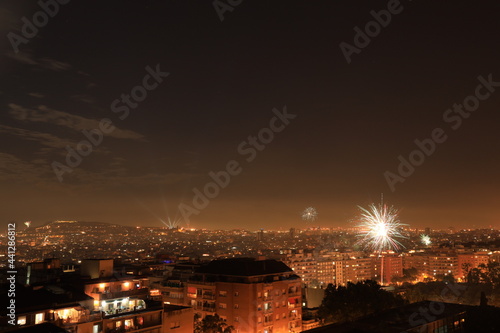 Photography San Juan night in Barcelona Spain