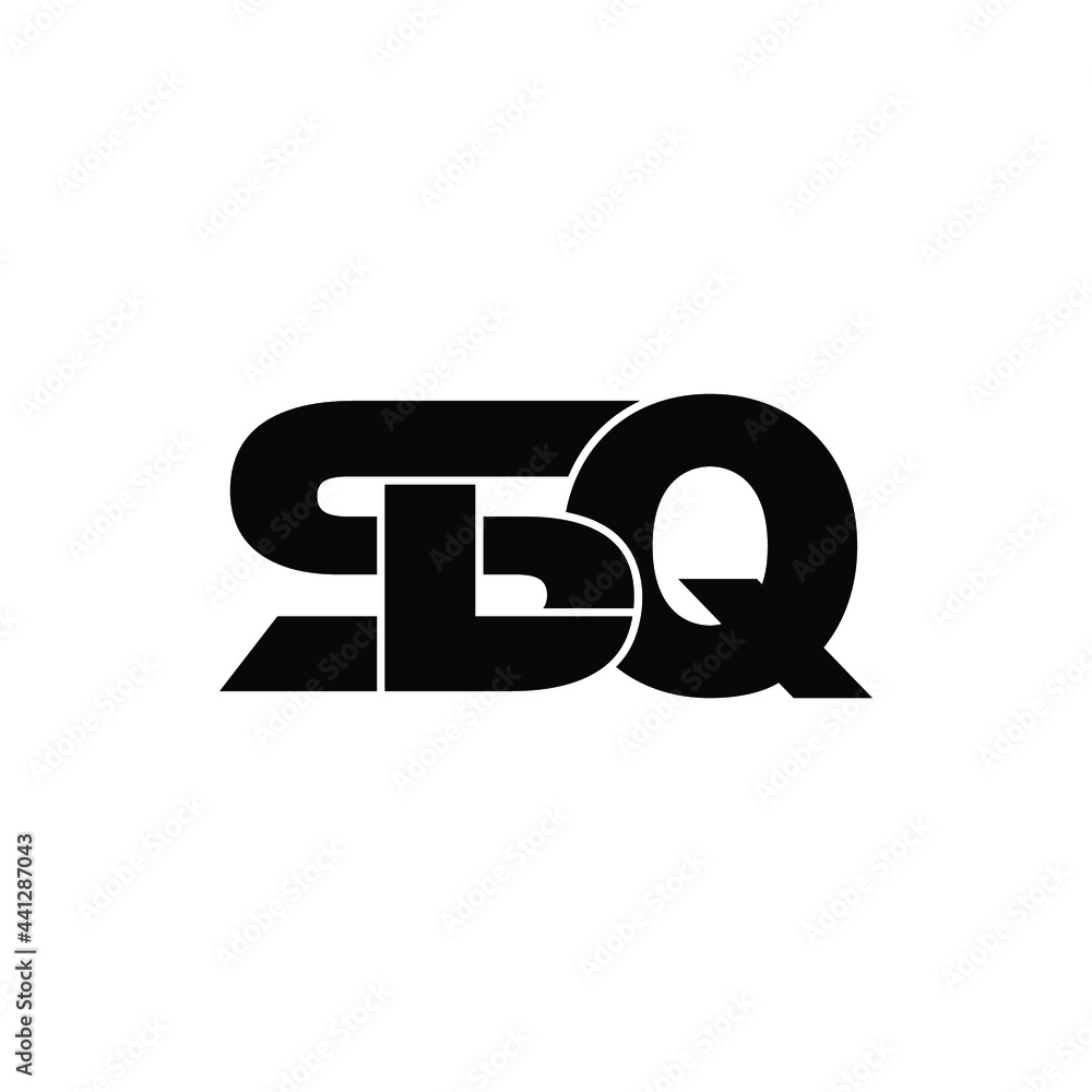 SLQ letter monogram logo design vector