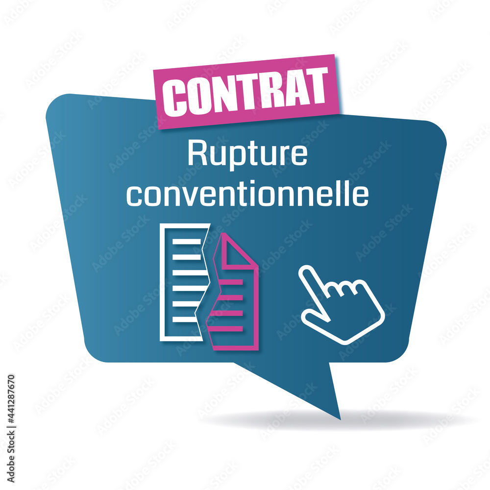 Logo rupture conventionnelle. Logo rupture conventionnelle.