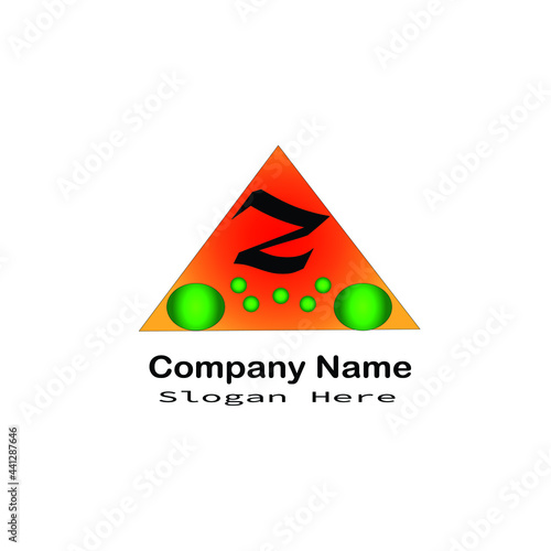 Letter z logo on white background