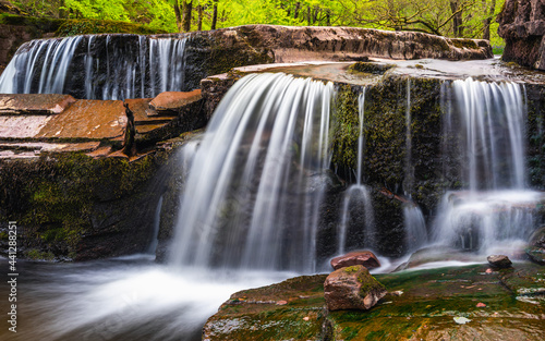 Pont Cwm y Fedwen Waterfall  Brecon Beacons  Wales  England