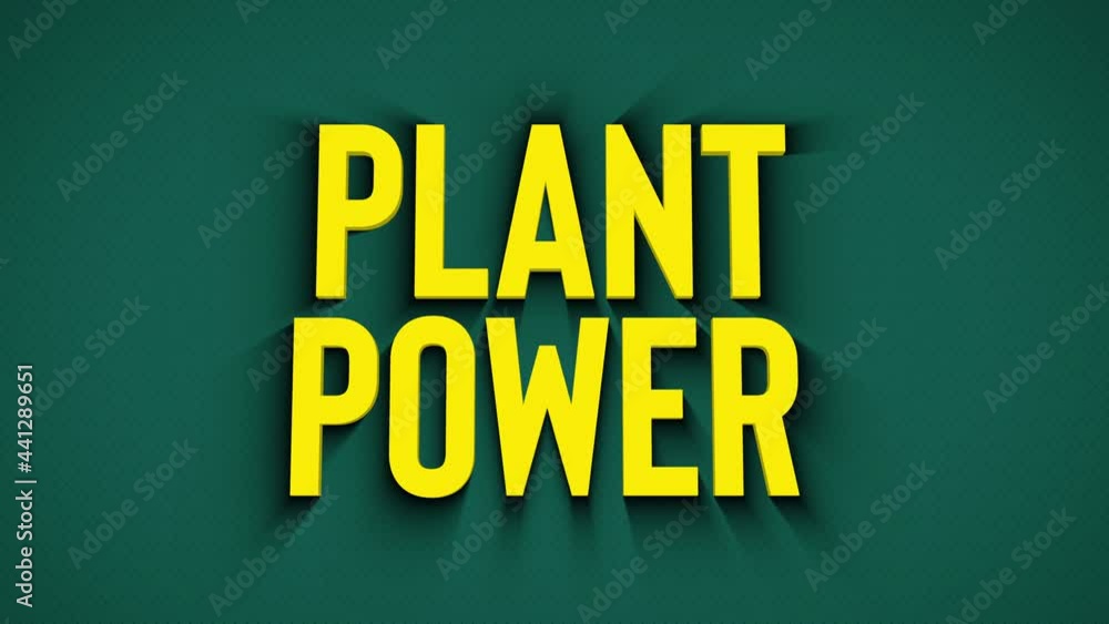 Plant Power 3d Render. Vegan Graphic. Plant Based Animation. White Text On Purple Background. 4k Computer Generated Diet Graphics. Health Vegetarian Diet Animated Design. Plant Power 3d Render. Vegan Graphic. Plant Based Animation. White Text On Purple Background. 4k Computer Generated Diet Graphics. Health Vegetarian Diet Animated Design.