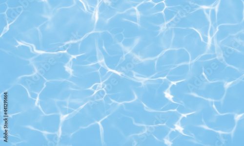 water background. Blue water texture. Blue water background