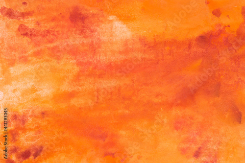 orange painted background texture © aga7ta