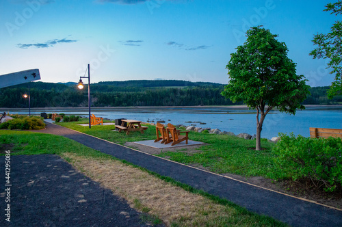 Le fleuve Saint-Laurent à La Malbaie, Quebec, Canada
