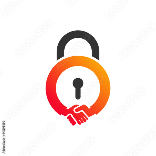 Lock Deal logo vector template, Creative Deal logo design concepts