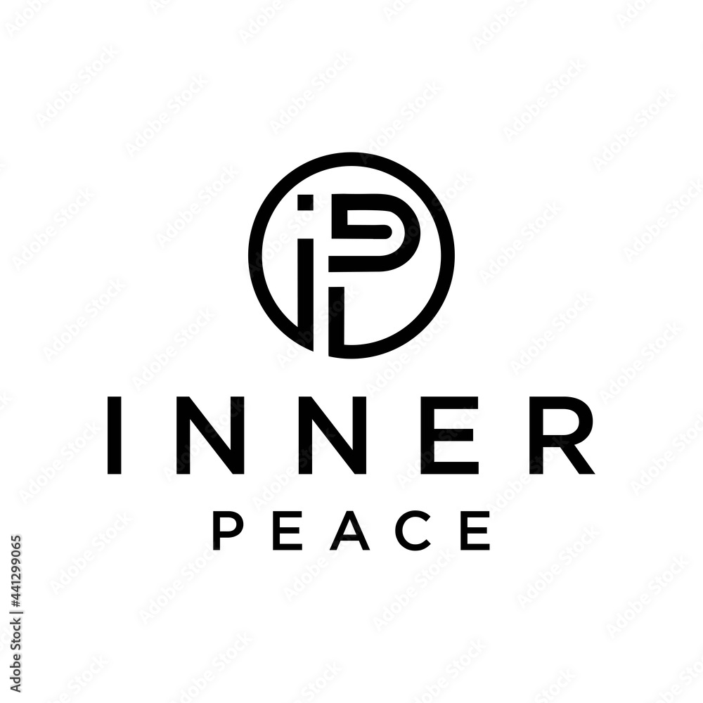 Initial Letter IP Logo Monogram, Modern and Simple Logo Design. Perfect for name Initial Letter IP Logo Monogram, Modern and Simple Logo Design. Perfect for name