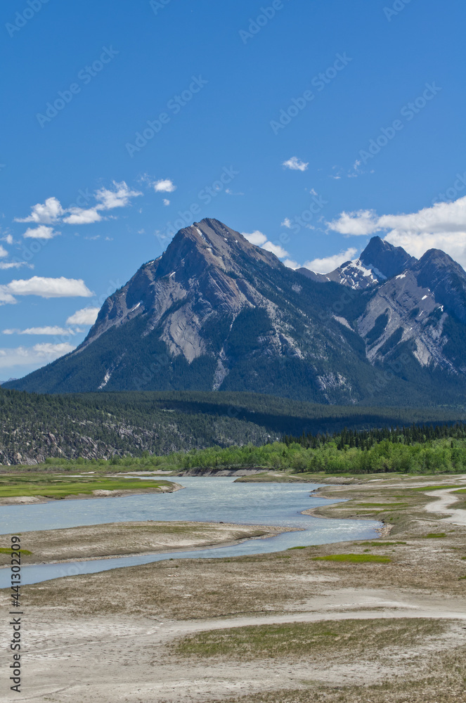 Preachers Point within the Canadian Rockies