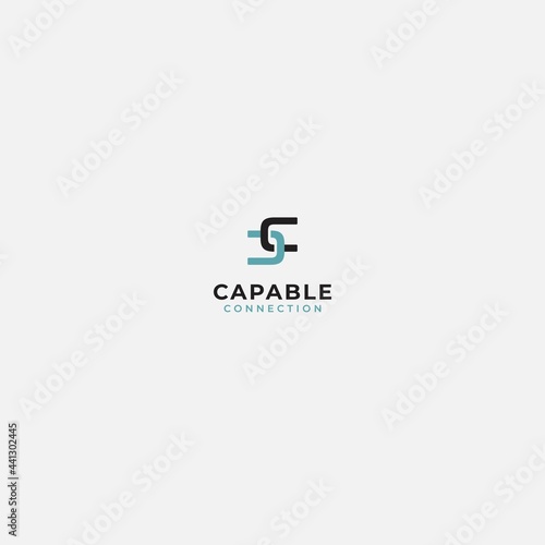 Capable chain logo letter C C