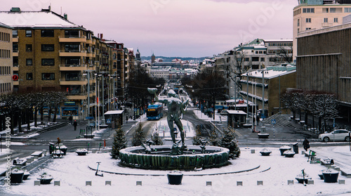 Göteborg cityscape in winter Gothenburg 