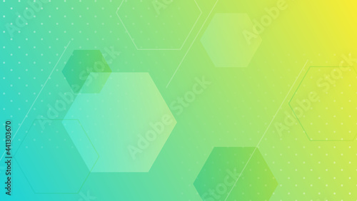 abstract gradient hexagonal background for precentation, banner, poster, web, etc.