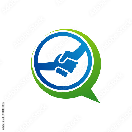 Chat Deal logo vector template, Creative Deal logo design concepts