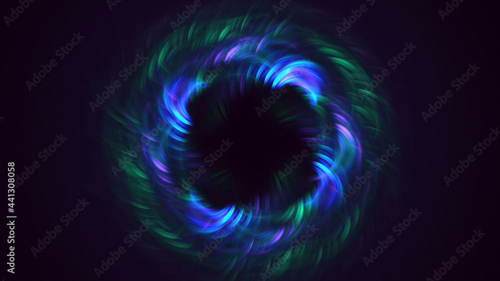 3D rendering abstract round light background 3D rendering abstract round light background