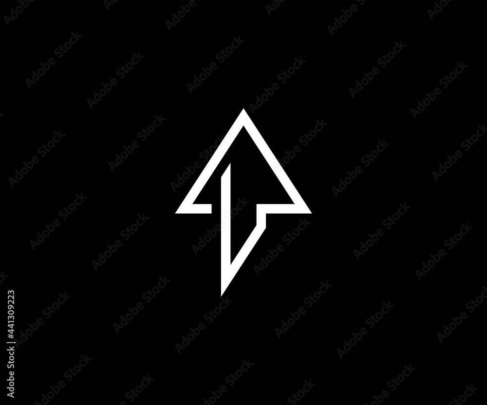 Abstract arrow logo design vector illustration Abstract arrow logo design vector illustration