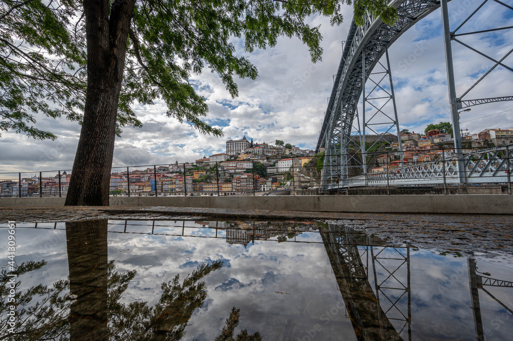 Porto, Portugal Town Skyline on the Douro River